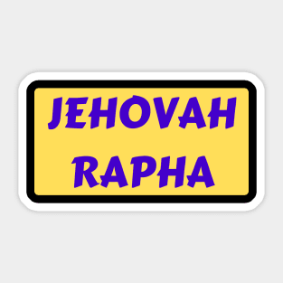 Jehovah Rapha | Christian Typography Sticker